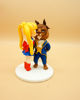 Picture of Sailor Moon and The Beast Wedding Cake Topper, Fantasy Theme Topper