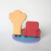 Picture of Carl and Ellie's chairs in UP wedding cake topper, UP Chairs wedding topper