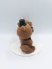 Picture of Beavers Wedding Cake Topper,  Animal Clay Figurine