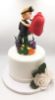 Picture of Mermaid Wedding Cake Topper, Scuba Diver Wedding CakeTopper