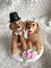 Picture of Dog Wedding Cake Topper, Golden Retriever Wedding Topper