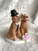 Picture of Dog Wedding Cake Topper, Golden Retriever Wedding Topper