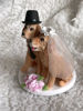 Picture of Dog Wedding Cake Topper, Golden Retriever Wedding Topper