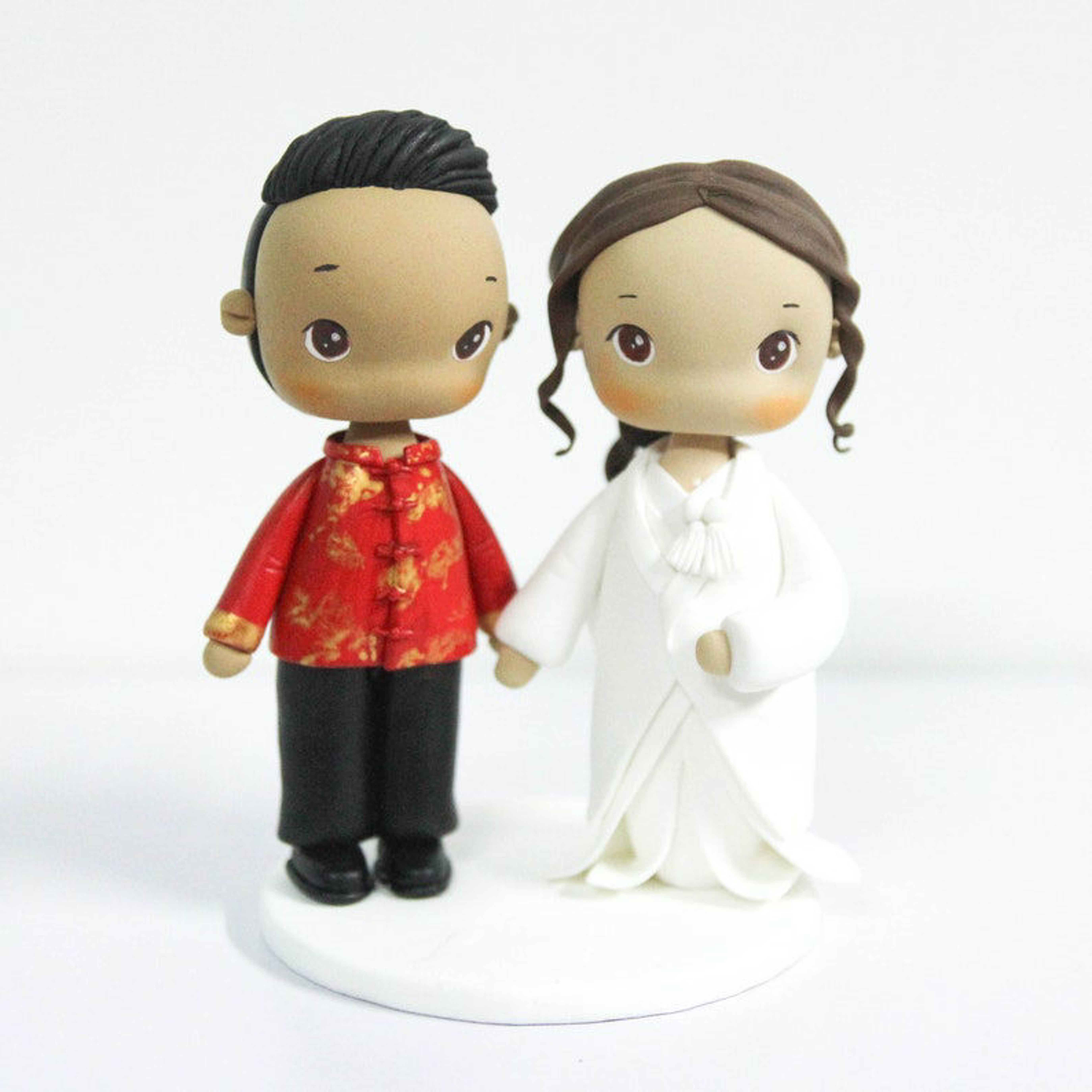 Picture of Custom wedding cake topper, Japanese and Chinese Wedding Cake Topper