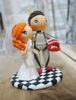 Picture of F1 Racer Wedding Cake Topper, Groom wedding cake topper