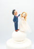 Picture of Fall Wedding Cake Topper, Pumpkin wedding cake topper