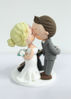 Picture of Guitarist Bride and Groom Wedding Cake Topper