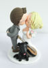 Picture of Guitarist Bride and Groom Wedding Cake Topper