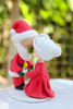 Picture of First Christmas Married Figurine, Kissing Mr & Mrs Santa Claus