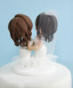 Picture of Bride and Bride Wedding Cake Topper, Same Sex Clay Figurine