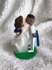 Picture of Beautiful Wedding Cake Topper, Sexy Wedding Dress Clay Miniature