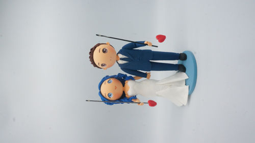Picture of Fishing Bride and Groom Wedding Cake Topper,  Steal your heart wedding cake topper