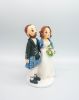 Picture of Scottish Wedding Cake Topper, Groom in Kilt wedding cake topper