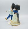 Picture of Bride Chasing Groom Wedding Cake Topper, Indian wedding cake topper