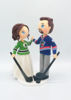 Picture of Hockey sport wedding cake topper