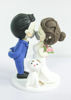 Picture of Wedding cake topper with cat, Bride & groom with kitty topper