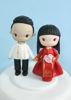 Picture of Chinese and Barong wedding cake topper, Filipino and Chinese wedding topper