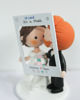 Picture of OK Cupid wedding cake topper, Dating online cake topper