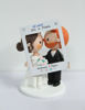 Picture of OK Cupid wedding cake topper, Dating online cake topper