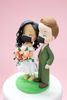 Picture of Beach Boho wedding cake topper, Quarantine wedding cake topper,