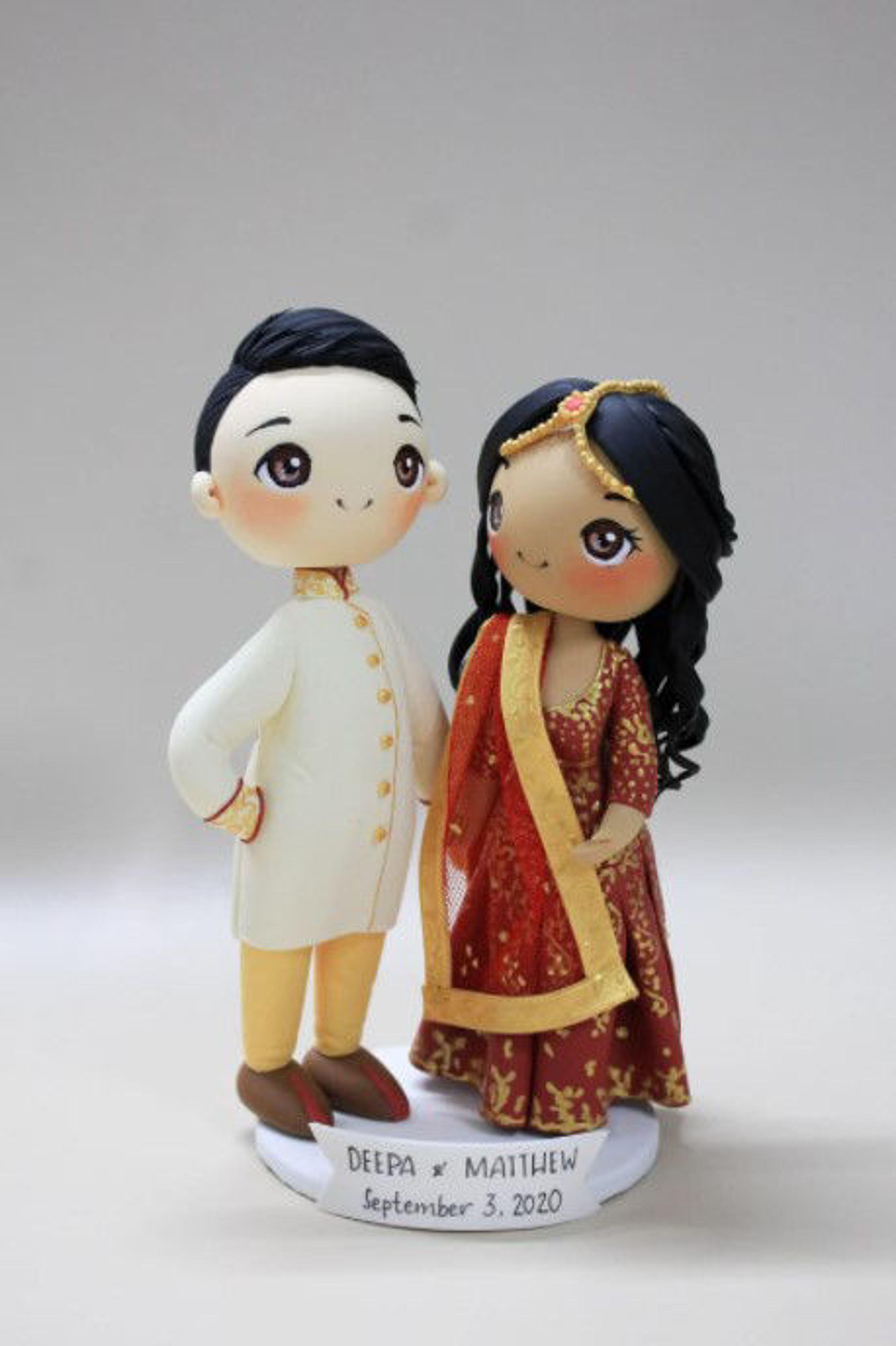 custom indian cake topper | Indian cake, Engagement cakes, Florida wedding