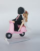 Picture of Vespa Wedding Cake Topper, Italian Wedding on Scooter