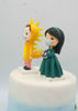 Picture of Cosplay bride & groom cake topper, Dinosaur and nerdy cake topper