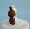 Picture of Teddy Bear and Bunny Wedding Cake Topper