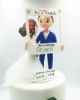 Picture of Online Dating Wedding Cake Topper, Tinder bride & groom topper