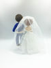 Picture of Iron Man  Wedding Cake Topper,  Bride & groom wedding cake topper with cat