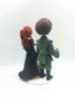 Picture of Harry Potter & Star Wars Wedding Cake Topper, Movie Inspired theme wedding cake topper