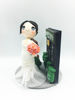 Picture of Funny bride & groom wedding cake topper, Mc Sorley's Old Ale House Wedding Cake Topper