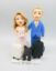 Picture of Pilots and Stewardess Wedding Cake Topper with Dog, Travel Themes Cake Topper, Destination Wedding Theme