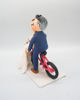 Picture of Bicycle bride and groom wedding cake topper