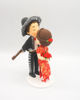 Picture of Chinese and Mexican wedding cake topper, Guitarist wedding cake cake topper