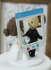 Picture of POF wedding cake topper, Online dating wedding cake topper