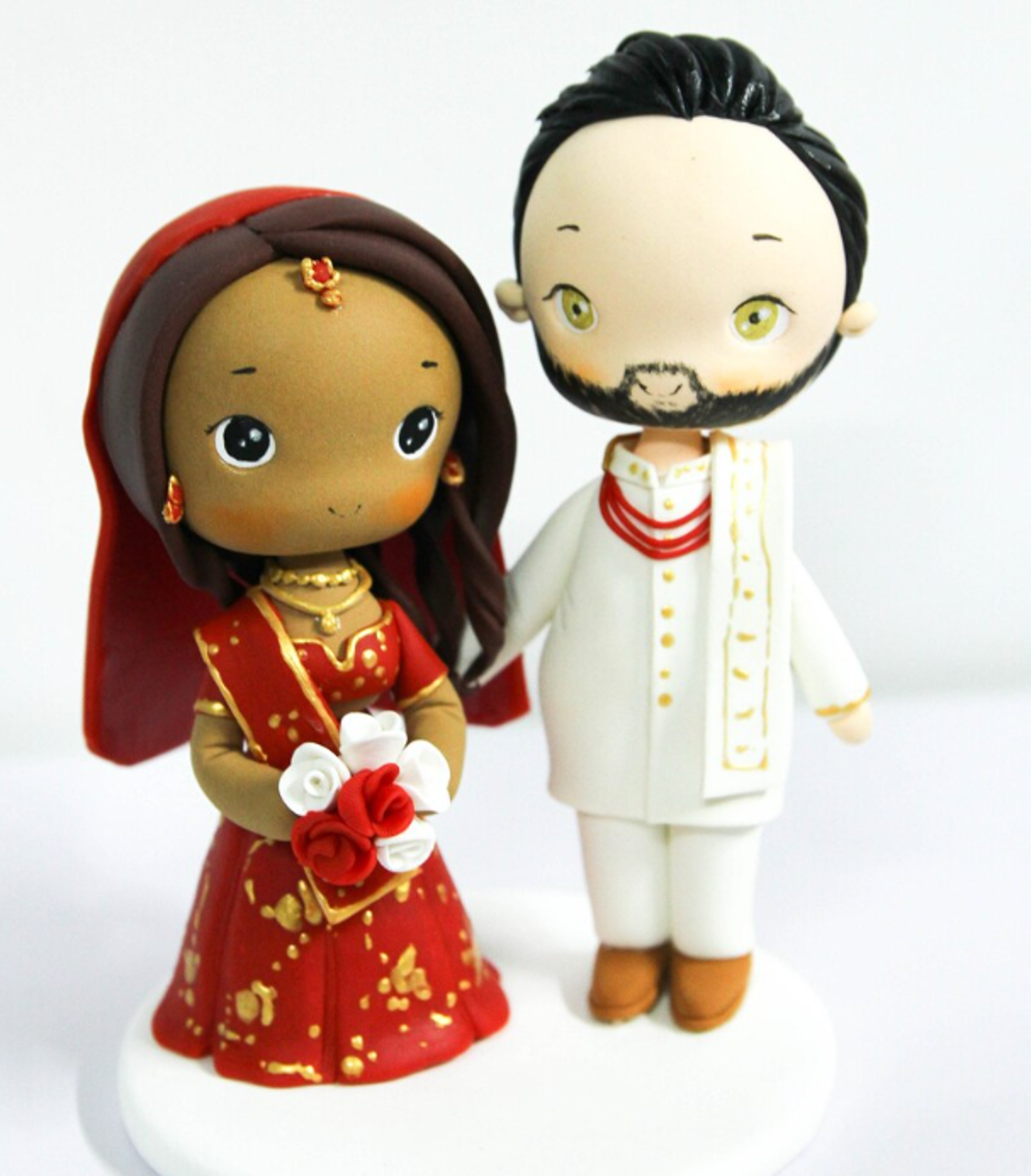 East Indian Custom Wedding Cake Topper