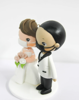 Picture of Princess wedding cake topper, Black and white wedding theme