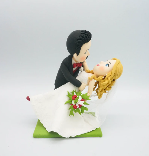 Picture of Wedding dance wedding cake topper, First dance bride & groom topper