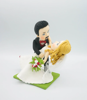 Picture of Wedding dance wedding cake topper, First dance bride & groom topper