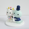 Picture of Cow and Snake wedding cake topper, Chinese Zodiac wedding cake topper