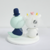 Picture of Cow and Snake wedding cake topper, Chinese Zodiac wedding cake topper