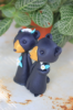 Picture of Grizzly wedding cake topper, Black bear wedding cake topper 