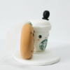 Picture of Coffee meets Bagel wedding cake topper