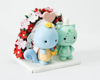 Picture of Bulbasaur and Squirtle with Arch Wedding Cake Topper, Pokemon fan wedding keepsake