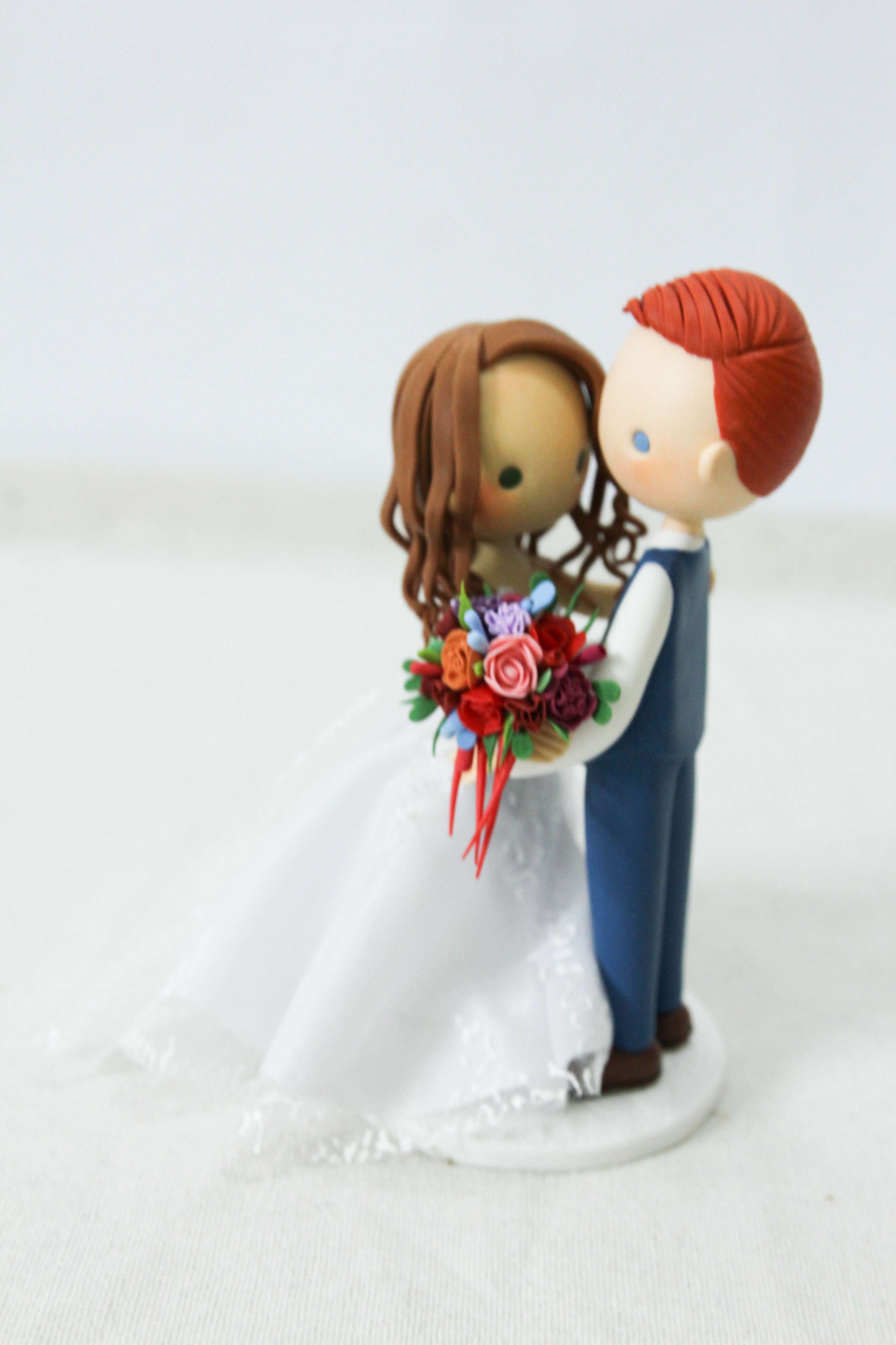 Picture of Garden Wedding Cake Topper, Rustic Wedding Cake Topper