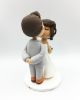 Picture of  Kissing Wedding Cake Topper, Kissing Bride & Groom Topper