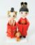 Picture of Traditional Chinese Bride and Groom Wedding Cake Topper with a dog