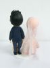 Picture of Muslim wedding cake topper, Halal wedding topper, Lehenga wedding cake topper