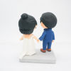Picture of Animal Crossing Wedding Cake Topper, Online Game Bride & Groom Wedding Topper